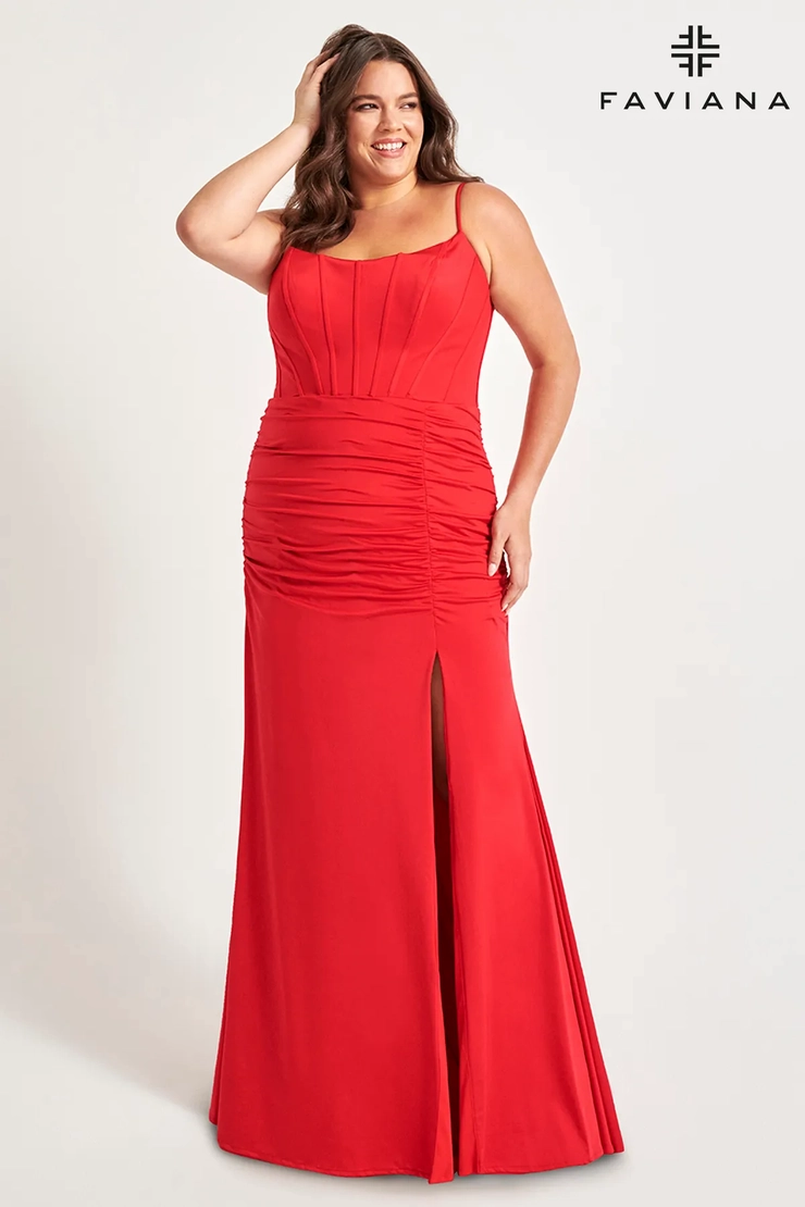 Faviana Plus Size Style #9544 #1 frontface vertical picture