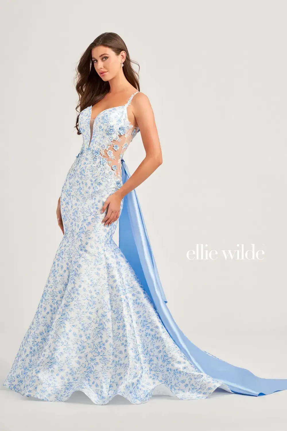 ellie wilde light blue prom dress Ellie Wilde Prom Dress