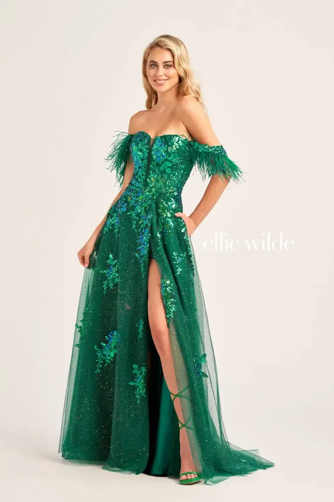 Ellie Wilde EW35220 - Nikki's Glitz and Glam Boutique| Prom| Prom Dress|  Long Prom Dress| Prom Dresses| Prom 2024 Dress | Prom 2024 | Spring Prom | Prom  Dresses| Ellie Wilde Prom
