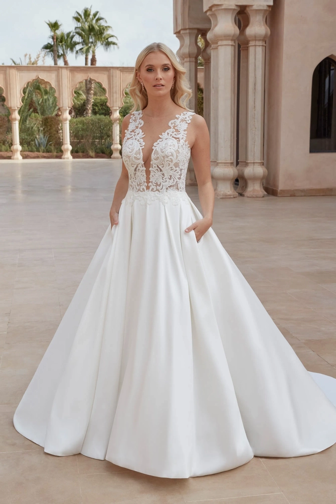 Sincerity Wedding Gowns by Justin Alexander 44433 Charlottes Weddings