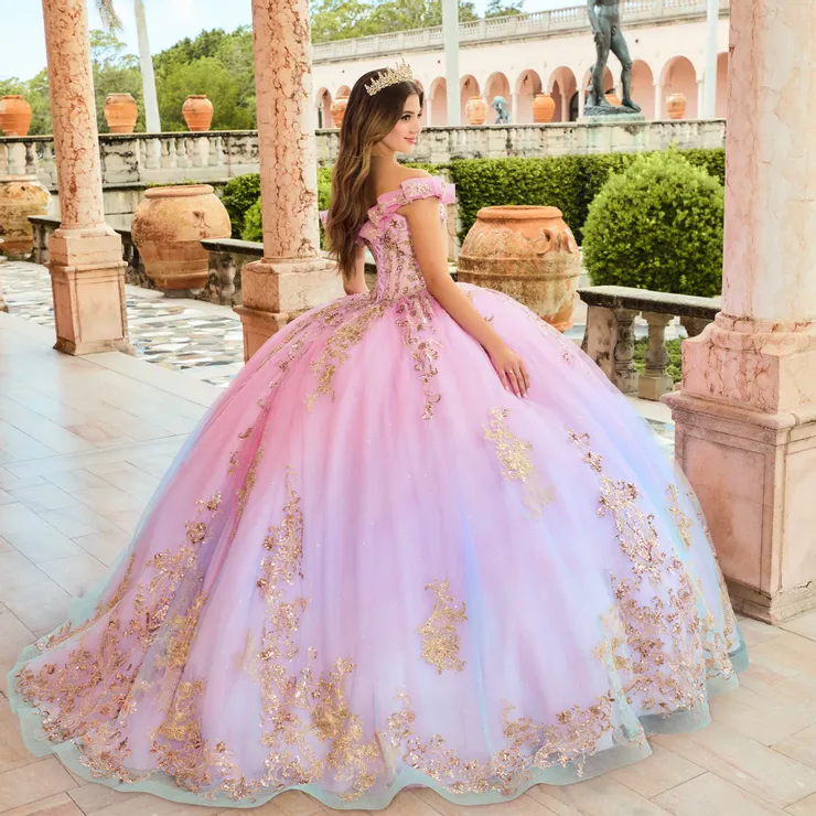 cotton candy quince dress Princesa by Ariana Vara PR30152