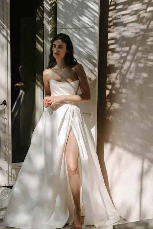 modern minimalist dress Modern Minimalist Bridal Gowns Lansdale