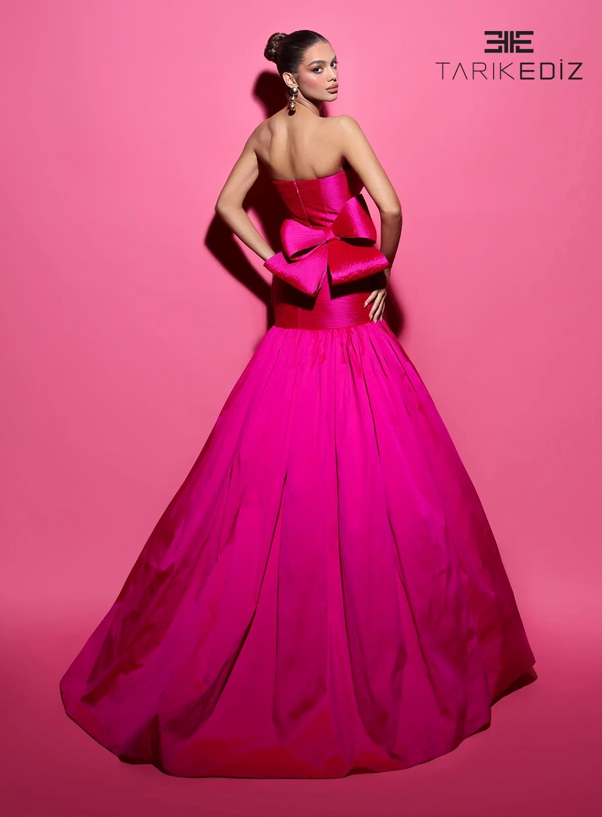 Robe De Soirée Rouge Tarik Ediz - Taille 8 - Occasion Très Bon état - Pour événement Spécial