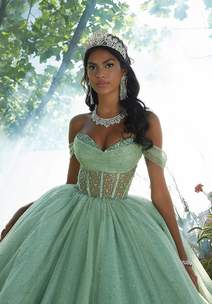 Valencia by Morilee Style #60194 #5 Sage frontface vertical cropped picture