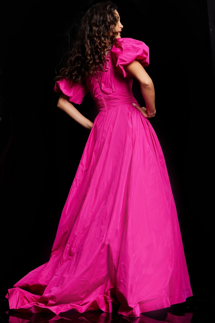 Jovani Style #36872 #1 default Fuchsia backface vertical picture