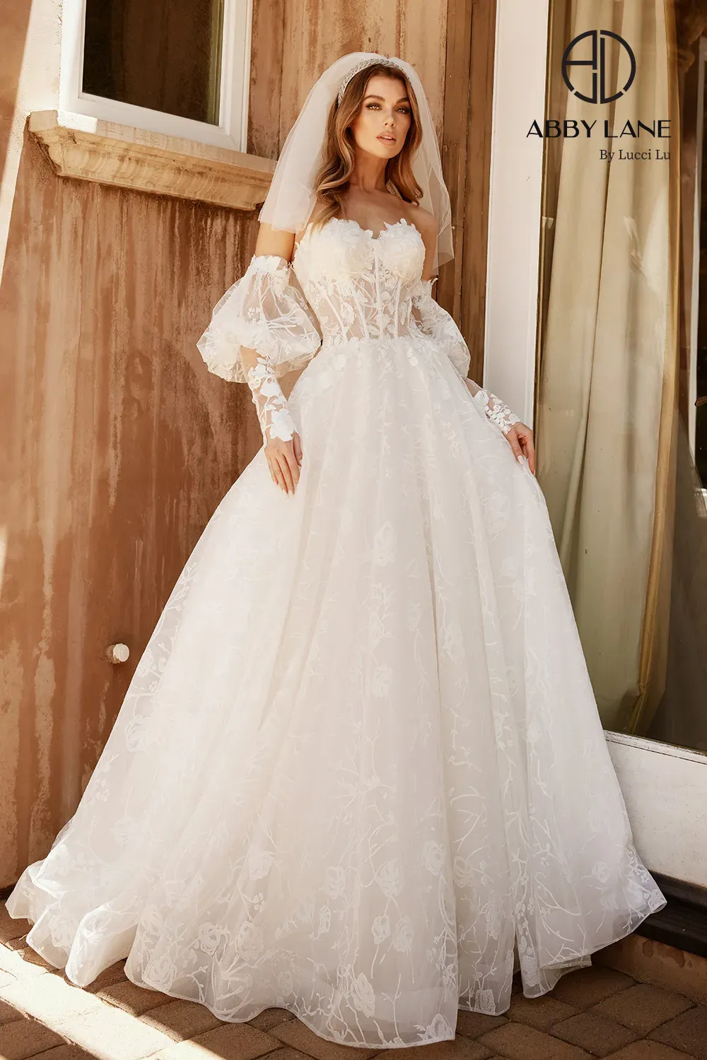 SU PARISスパリス L'Appartementアパルトモン別注2021SS GOWN(ガウン)【フリー】【LTSA71948】 Abby Lane - 97247 | Flora's Bridal