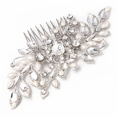 Thomas Knoell Designs Custom made Silver Crystal Floral Headband Thomas Knoell Designs - Reviews, Photos & Deals 2026 - Sea  main image 2