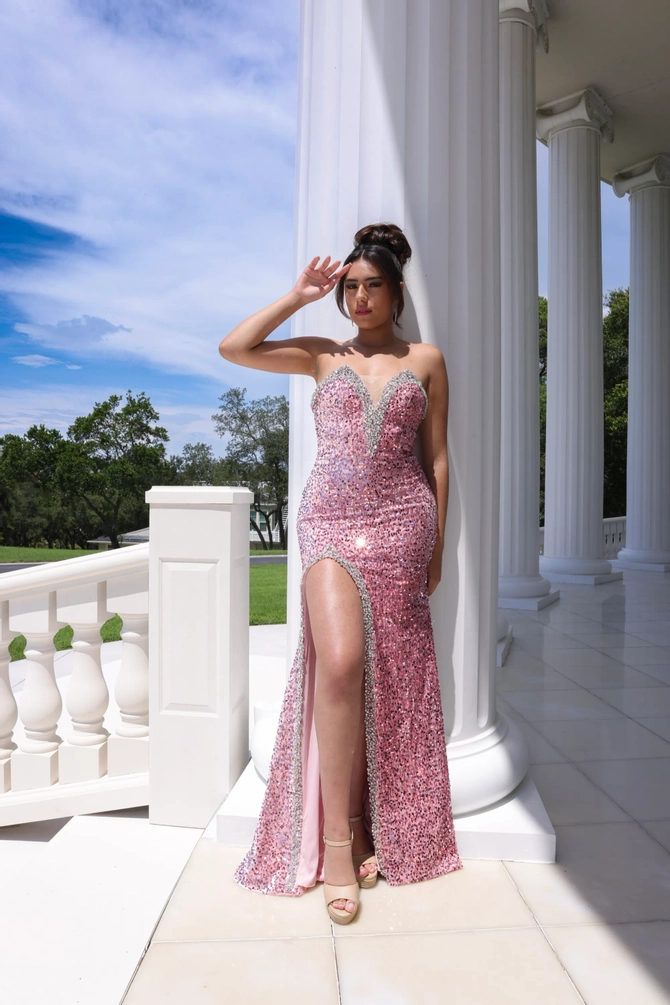 Sophia Thomas 1065 Nikki’s Glitz and Glam Boutique Prom Prom Dress