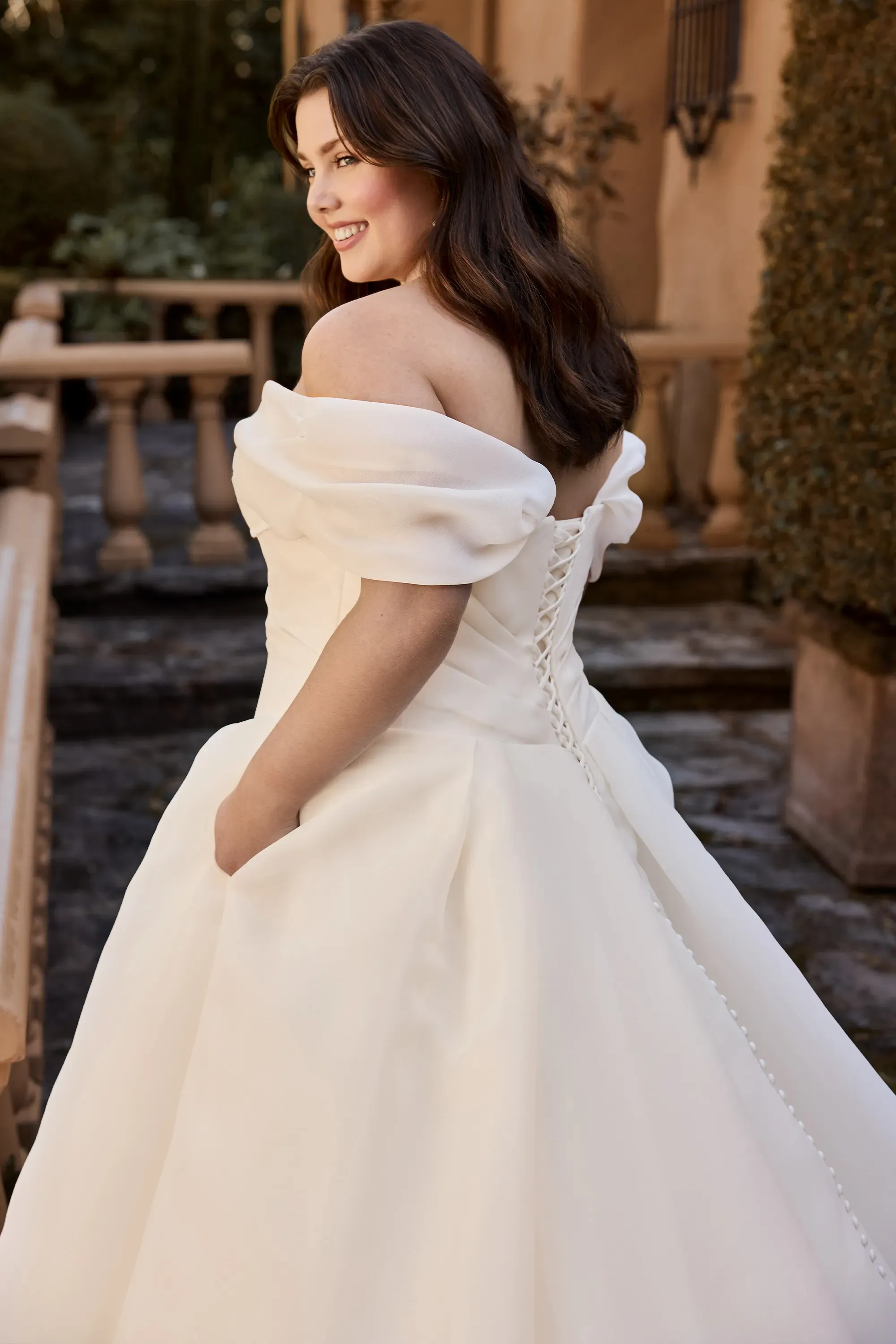 Unique Blue Ball Gown