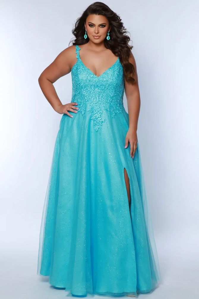 Sydney's Closet 7342 Royal Prom Dress main image 1