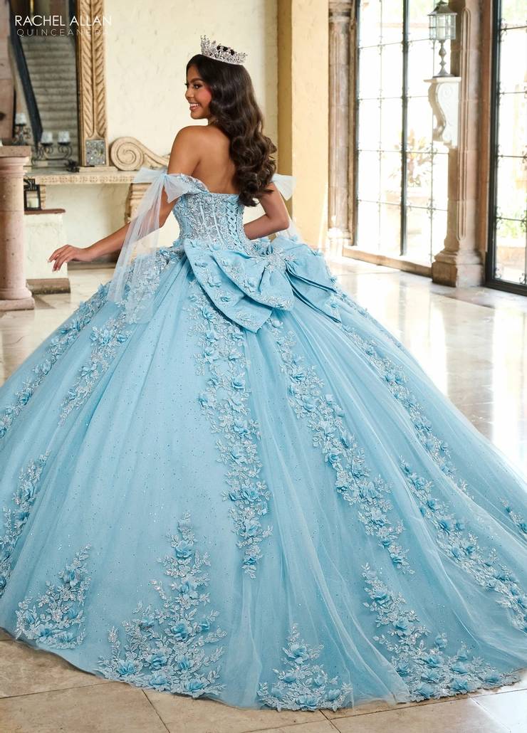 Carmina by Rachel Allan Style #RQ1132 #1 Sky Blue backface vertical picture