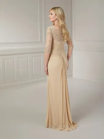Christina Wu Elegance 17823  Mother of the Bride A-line Dress with Three-quarter Sleeves #2 default backface vertical thumbnail