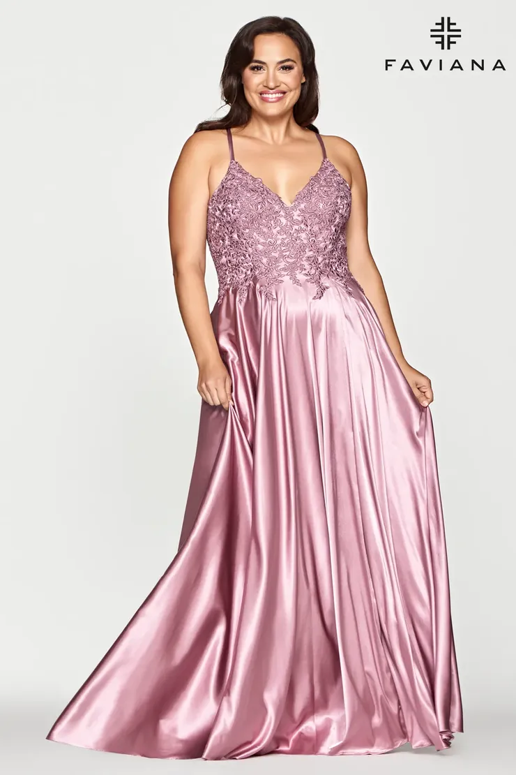 Faviana Plus Size Style #9498 #1 frontface vertical picture