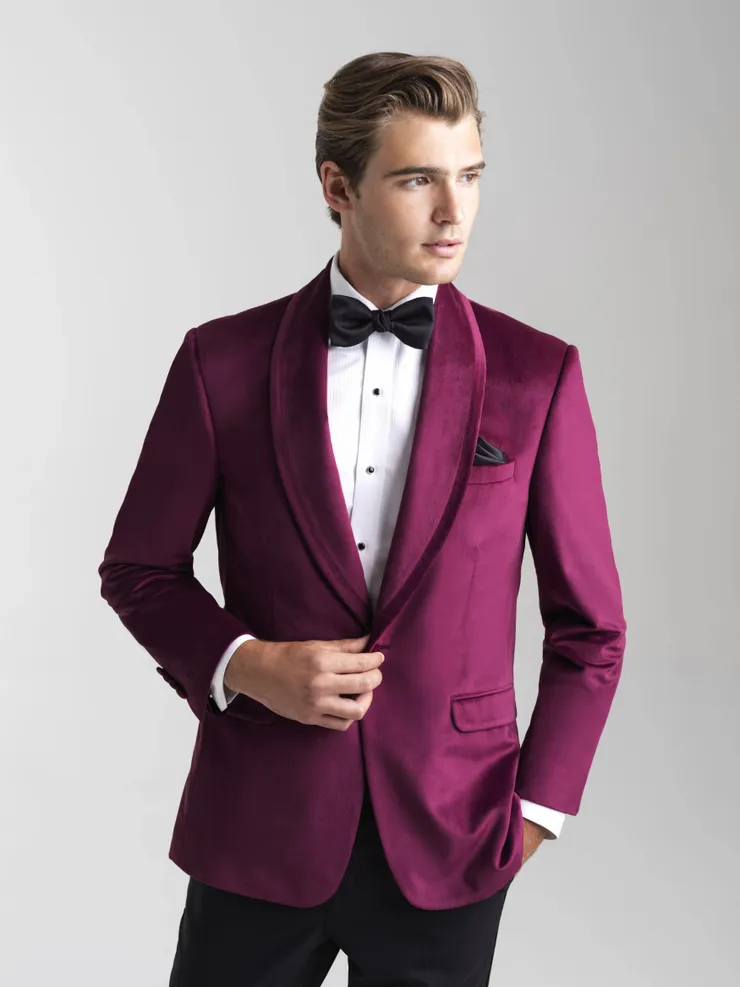 Allure Men Cranberry Velvet #5 frontface vertical cropped picture