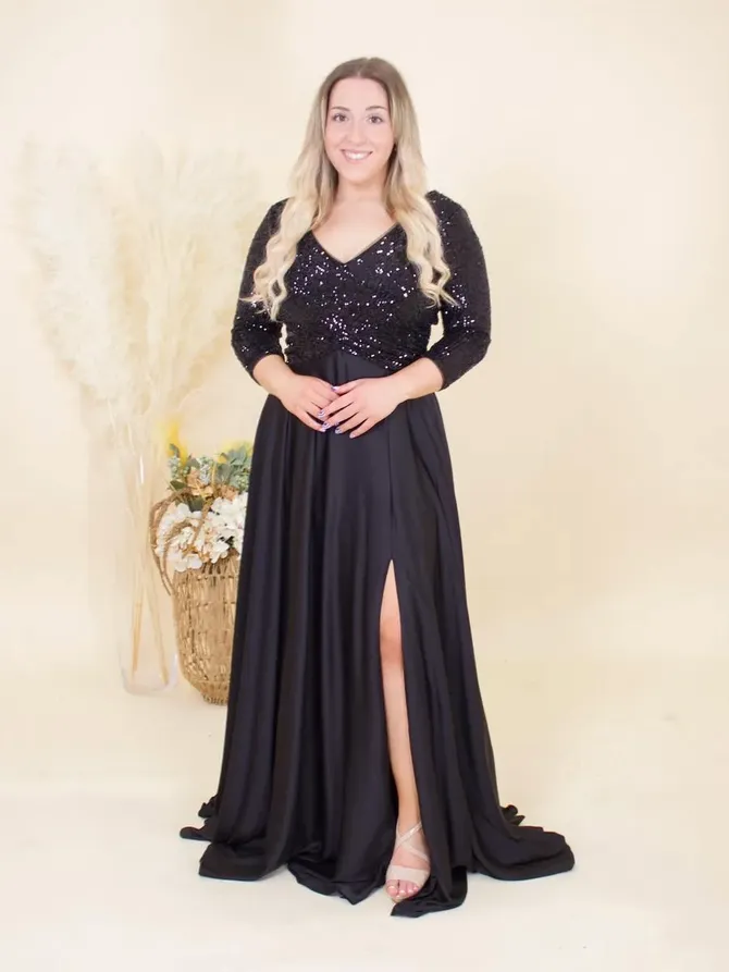 green emerald velvet dress Cindy Silk Square Neck Gown L / Satisfaction