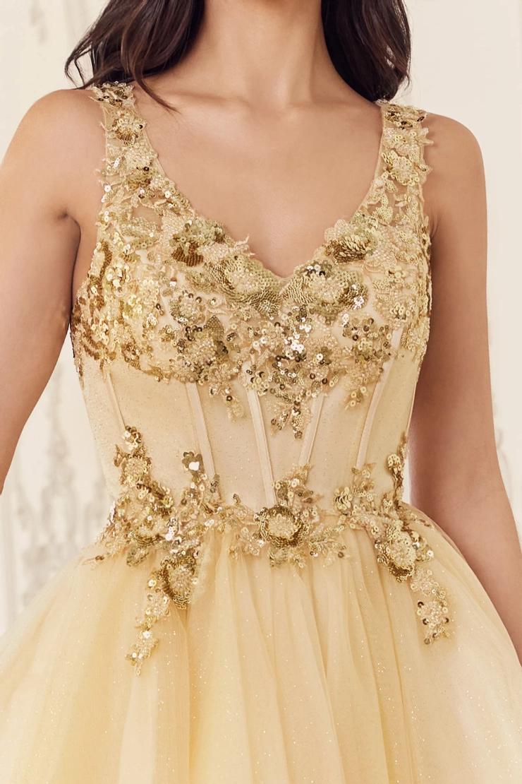 Ladivine by Cinderella Divine Style #CY019 #13 Champagne frontface vertical cropped picture