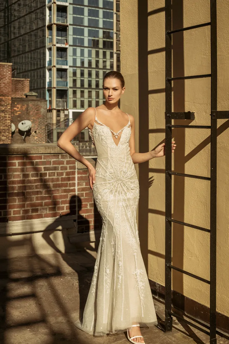 white christmas dresses Never Worn Stephen Yearick 88119 Bridal 2025 Wedding Dress main image 0