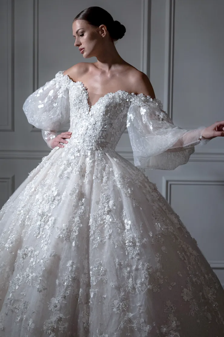 knee length dresses for ladies used YSA Makino Custom Dress Wedding Dress main image 1