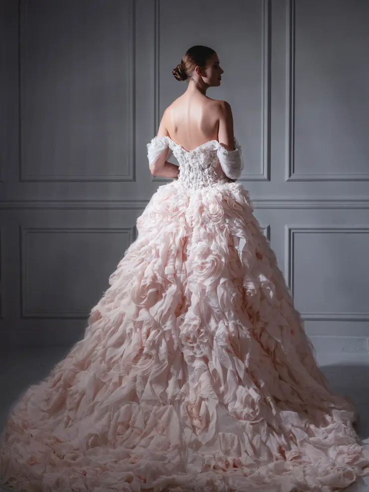 ysa makino pink wedding dress Ysa Makino | Alessandra Bridal & Formalwear - 781034