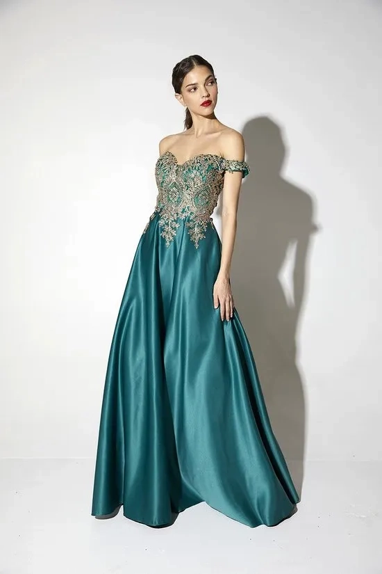 slim fit dress slacks Sage Green Long Prom Dress with Sheer Corset Sage / Small main image 1