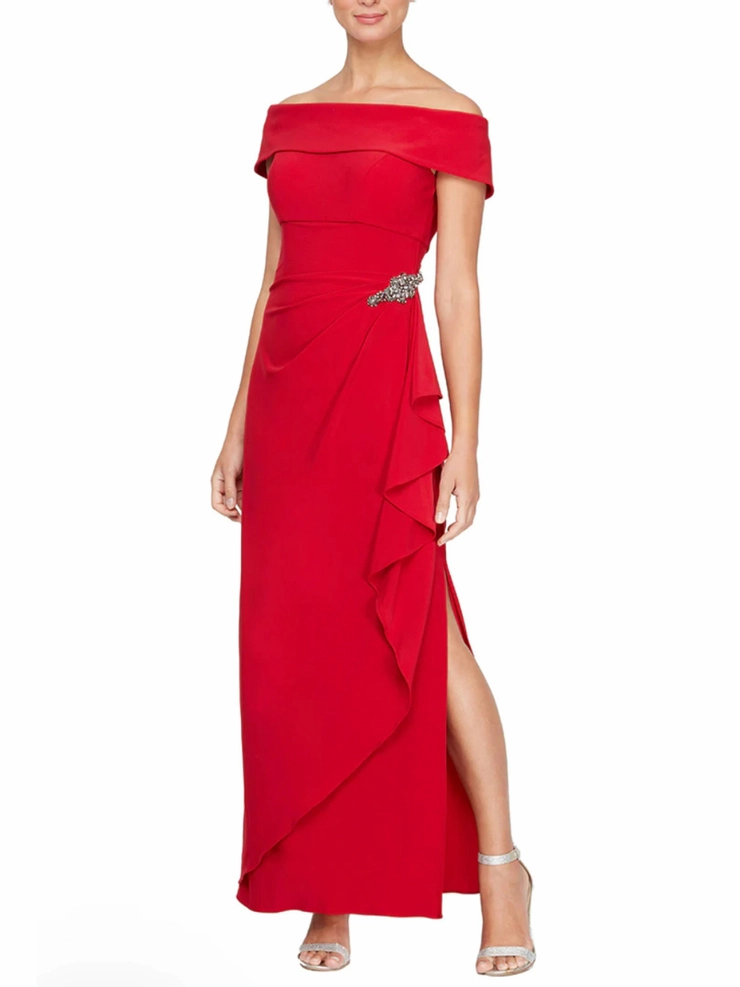 alex evening dresses canada Alex Evenings 84122452 Women's Lace Jacket Dress