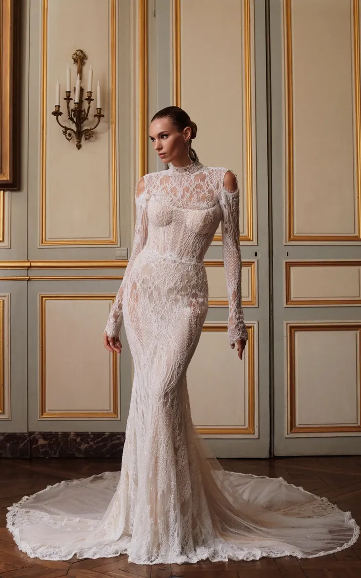 elise satin dress galia lahav Elise