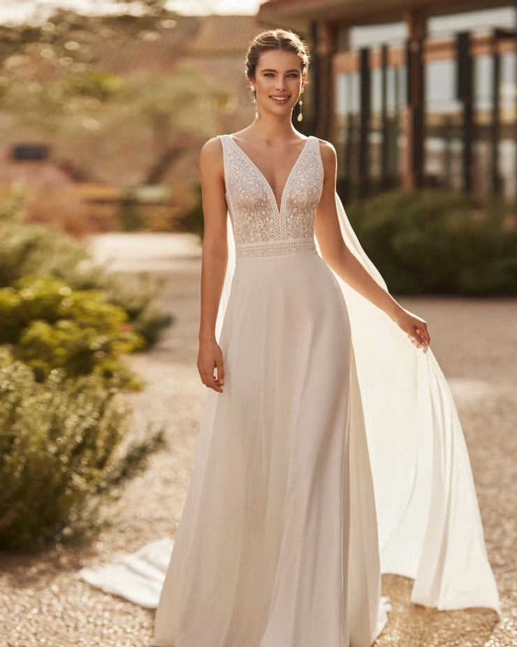 boheme wedding dress Leah Da Gloria | Robin Wedding Dress