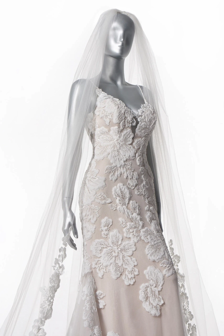 WHITE VEIL セット Casablanca Bridal - 2447V | Casablanca Bridal Flagship Store