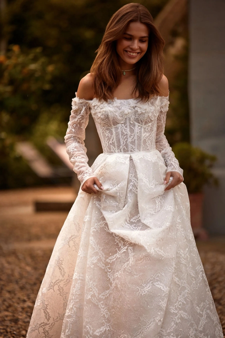 Daria Karlozi - 08293 | Dantela Bridal Couture Daria Karlozi - 08293 | Dantela Bridal Couture