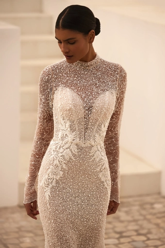 The Exquisite Bride Private Label Style #01385 #3 frontface vertical cropped thumbnail