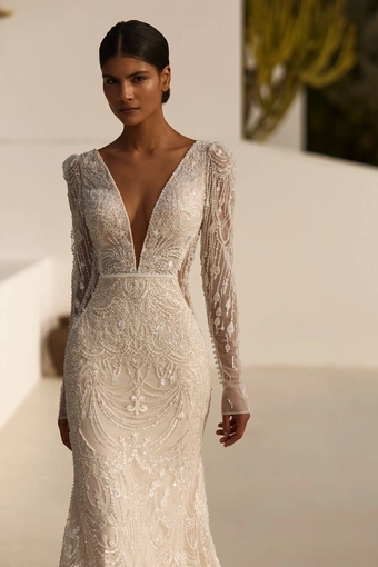 The Exquisite Bride Private Label Style #01389 #3 frontface vertical cropped thumbnail