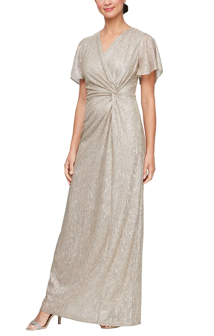 green emerald velvet dress Alex Evenings 8138066 main image 0