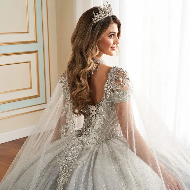 Princesa by Ariana Vara Style #PR30173CAPE #4 backface vertical cropped picture