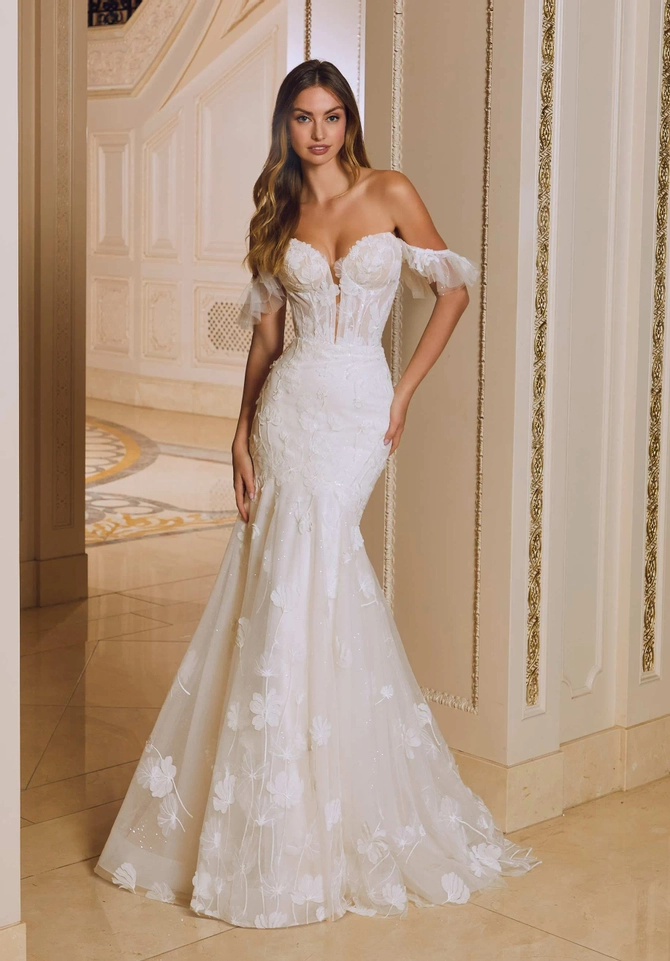 ★BAU by Bride And You★2024FW 超新作★RAMI midi dress★2色 Yumi - Aurora Bride