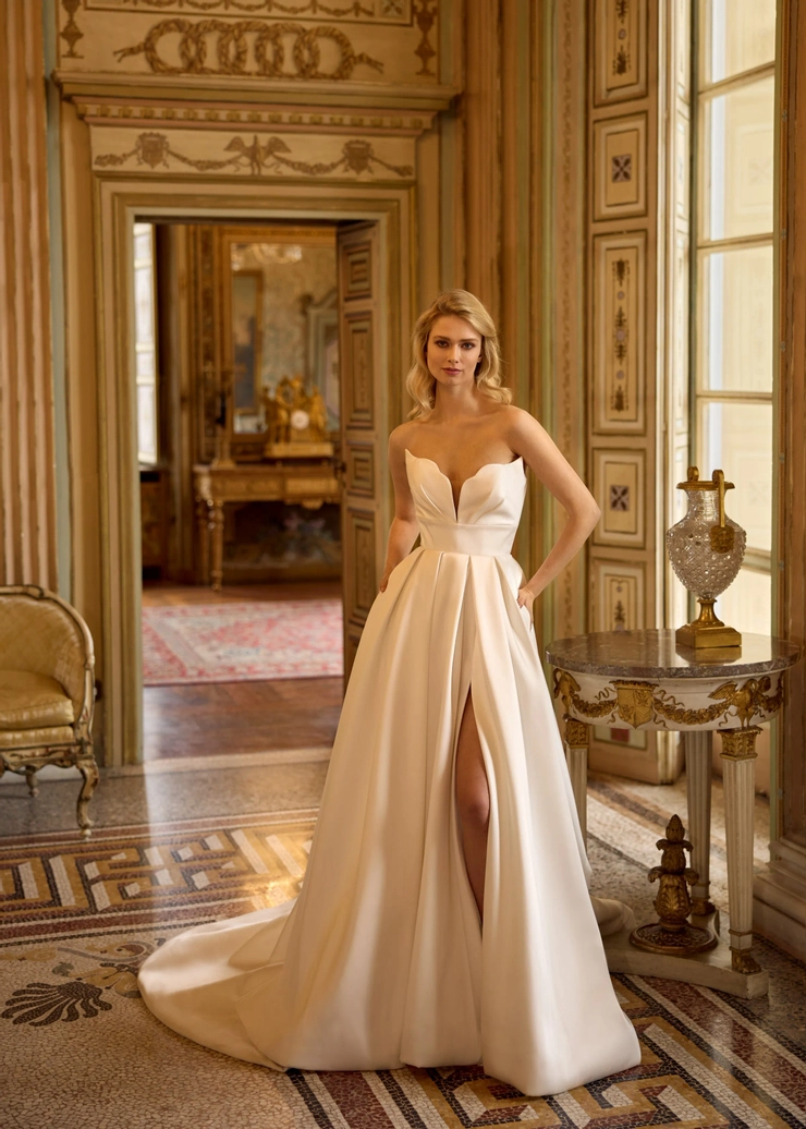 rose gold junior dresses Mac Duggal Iridescent One-Shoulder Ruffled Gown - Rose Gold (Pink)