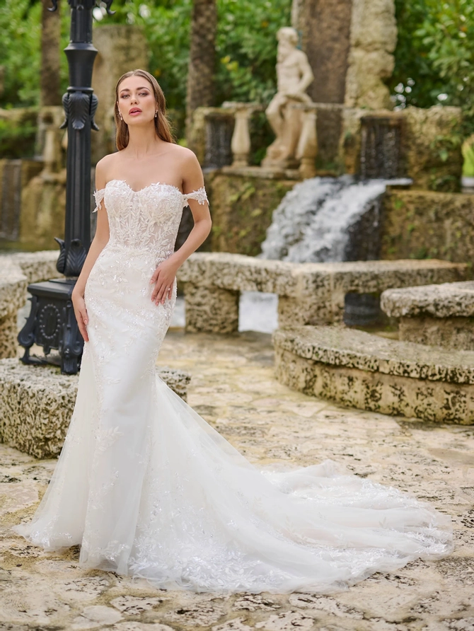 ★BAU by Bride And You★ RAYA Double breasted mermaid tweed Plan your wedding with bride and you