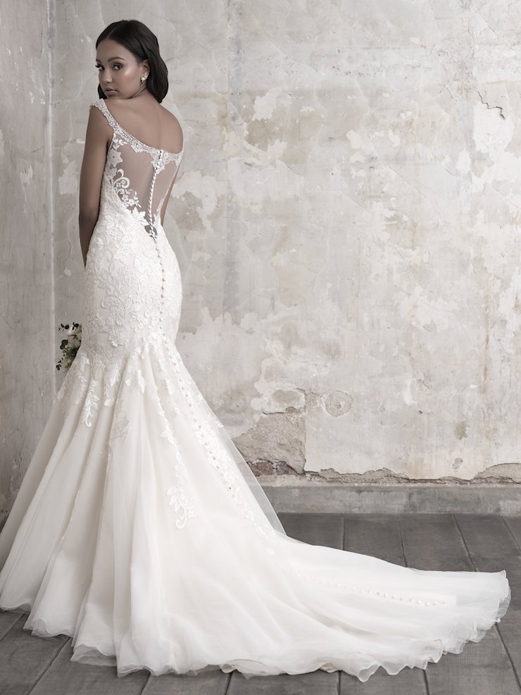 knee length dresses for ladies Allure Bridals Madison James – Nearly Newlywed main image 1