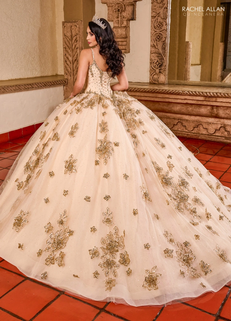 Carmina by Rachel Allan Style #RQ1149 #1 default Champagne/Rose Gold backface vertical picture