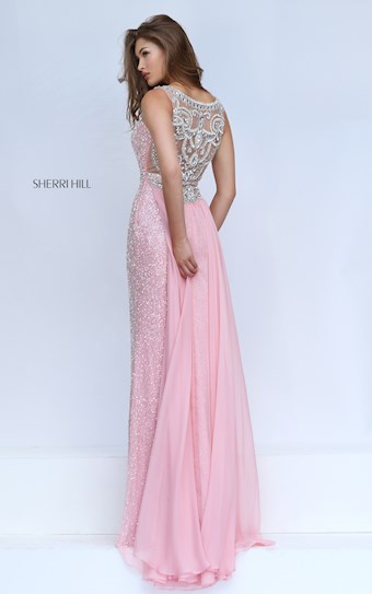 Sherri Hill 11289 #3 Blush/Silver vertical thumbnail