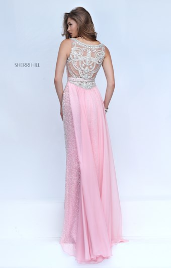 Sherri Hill 11289 #1 Blush/Silver vertical thumbnail