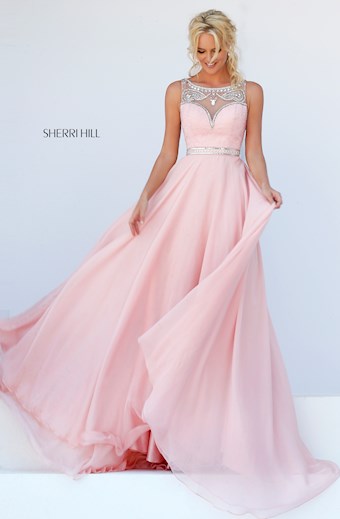 Sherri Hill 11320 #6 Blush/Silver vertical thumbnail