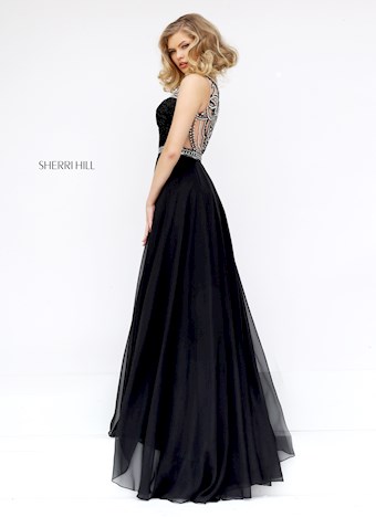 Sherri Hill 11320 #2 Black/Silver vertical thumbnail