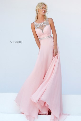 Sherri Hill 11320 #0 default Blush/Silver frontface vertical thumbnail