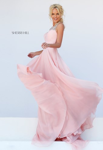 Sherri Hill 11320 #1 Blush/Silver vertical thumbnail