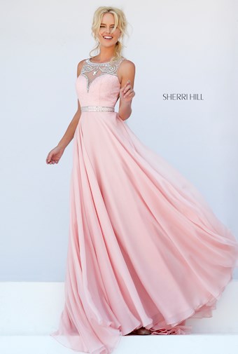 Sherri Hill 11320 #7 Blush/Silver vertical thumbnail