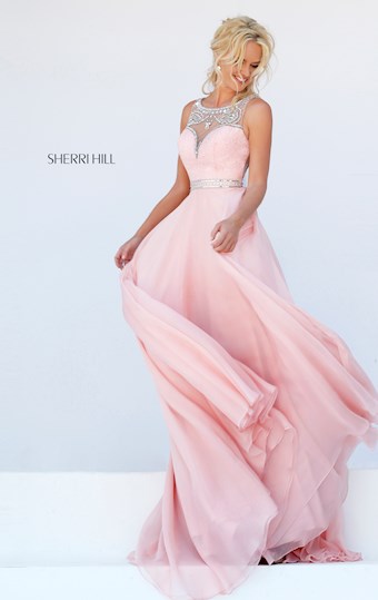 Sherri Hill 11320 #11 Blush/Silver vertical thumbnail