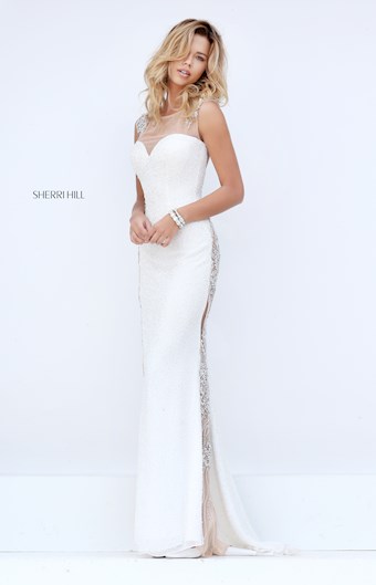 Sherri Hill 11321 #1 Ivory vertical thumbnail