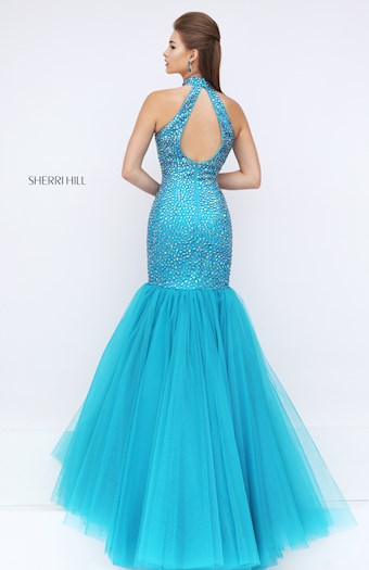 Sherri Hill 11323 #19 default Turquoise backface vertical thumbnail