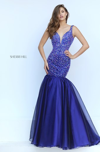 Sherri Hill 11324 #3 Navy vertical thumbnail