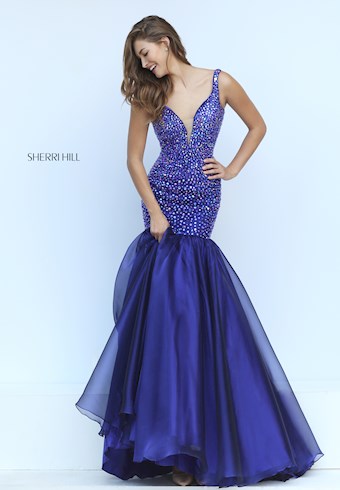 Sherri Hill 11324 #4 Navy vertical thumbnail